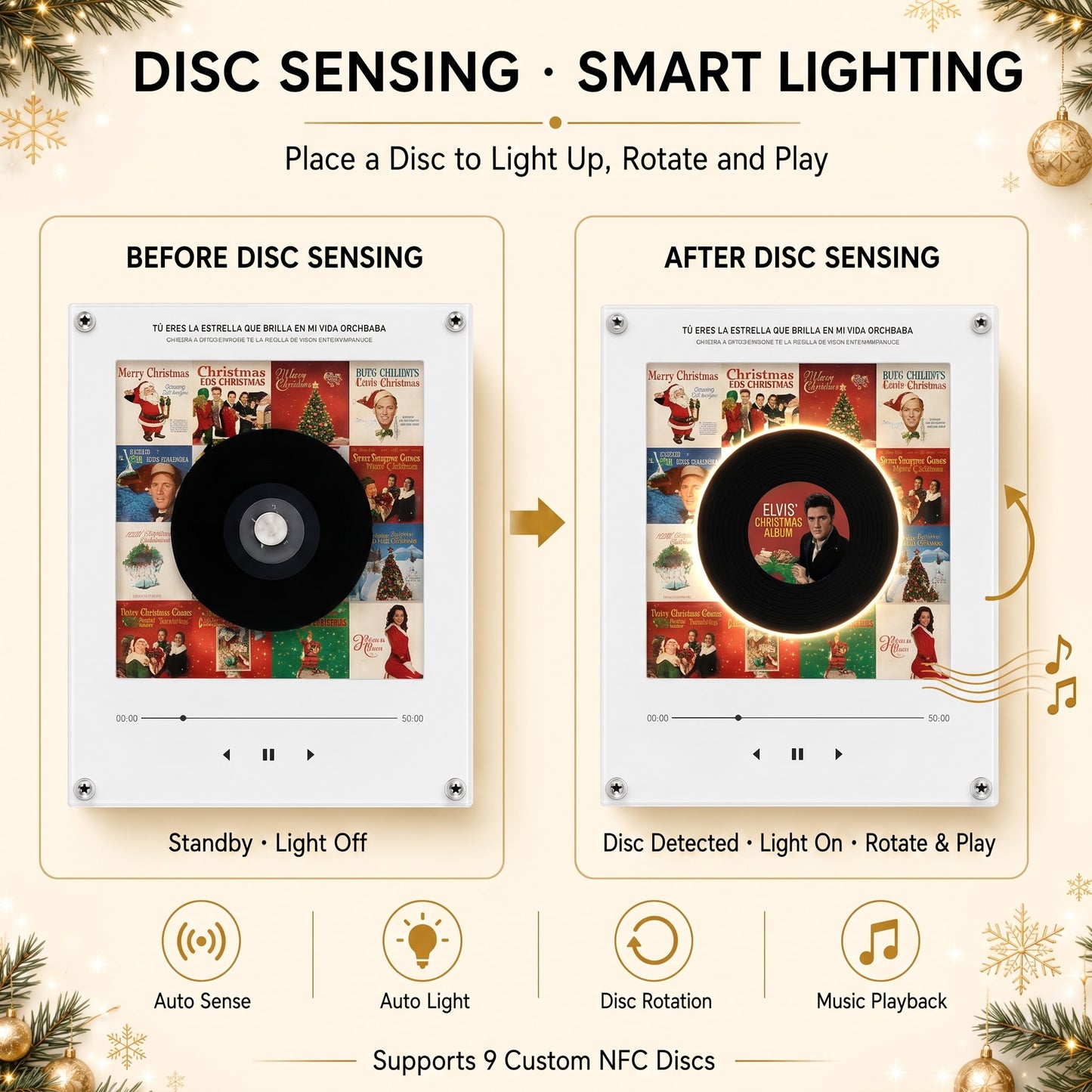 Spin Carol™ Christmas Vinyl Player