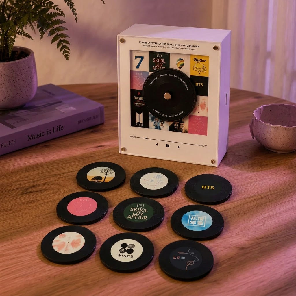 SpinMuse™ Vinyl Music Box