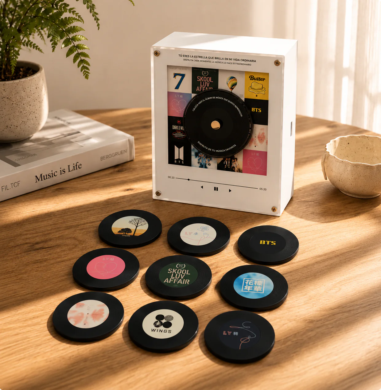 SpinMuse™ Vinyl Music Box